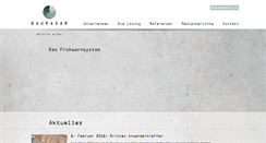 Desktop Screenshot of bauradar.at